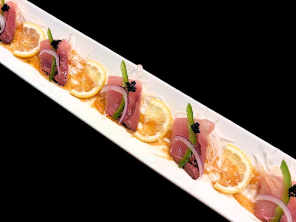 Hamachi Carpaccio.