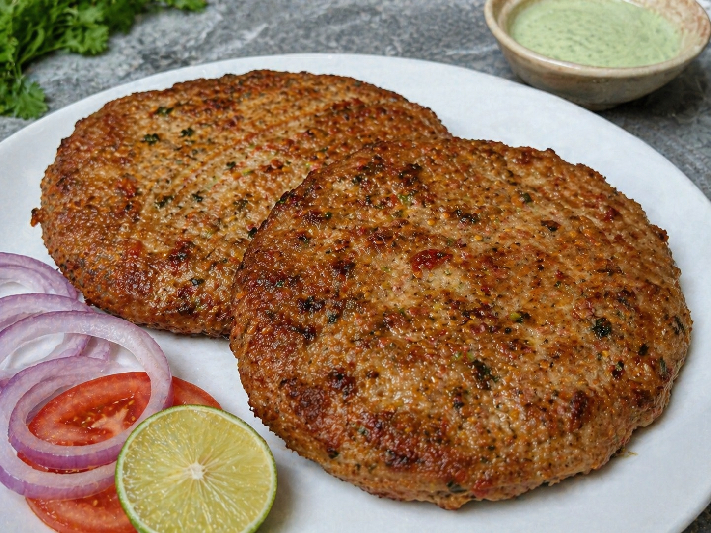 Chicken Chaplie Kaboob.