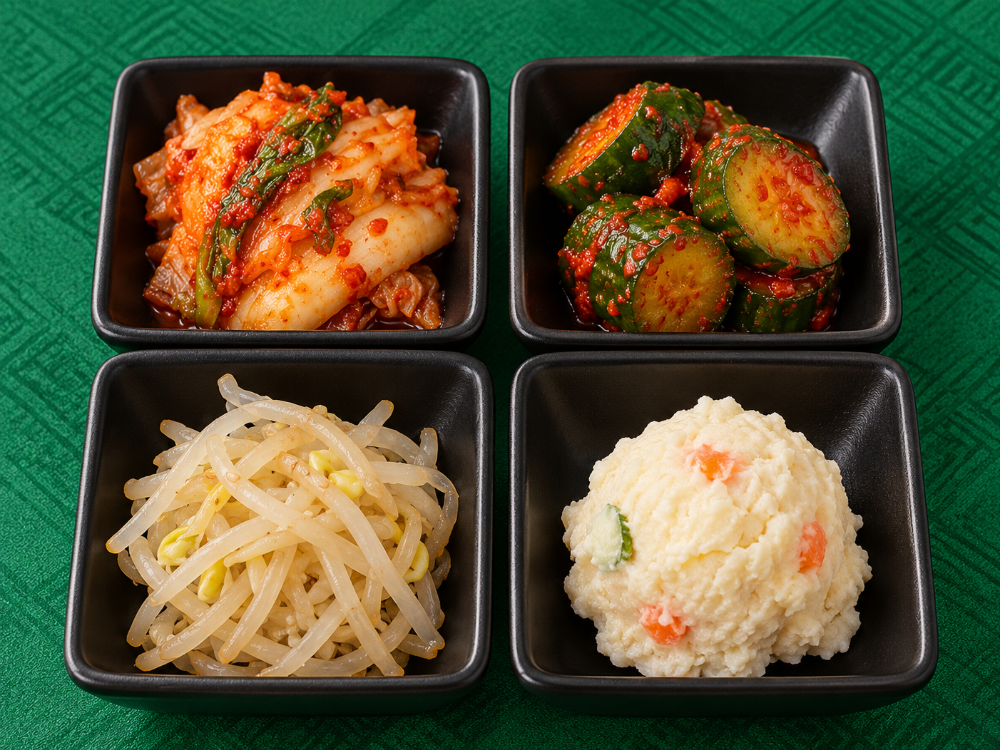 Assorted Side Dishes.