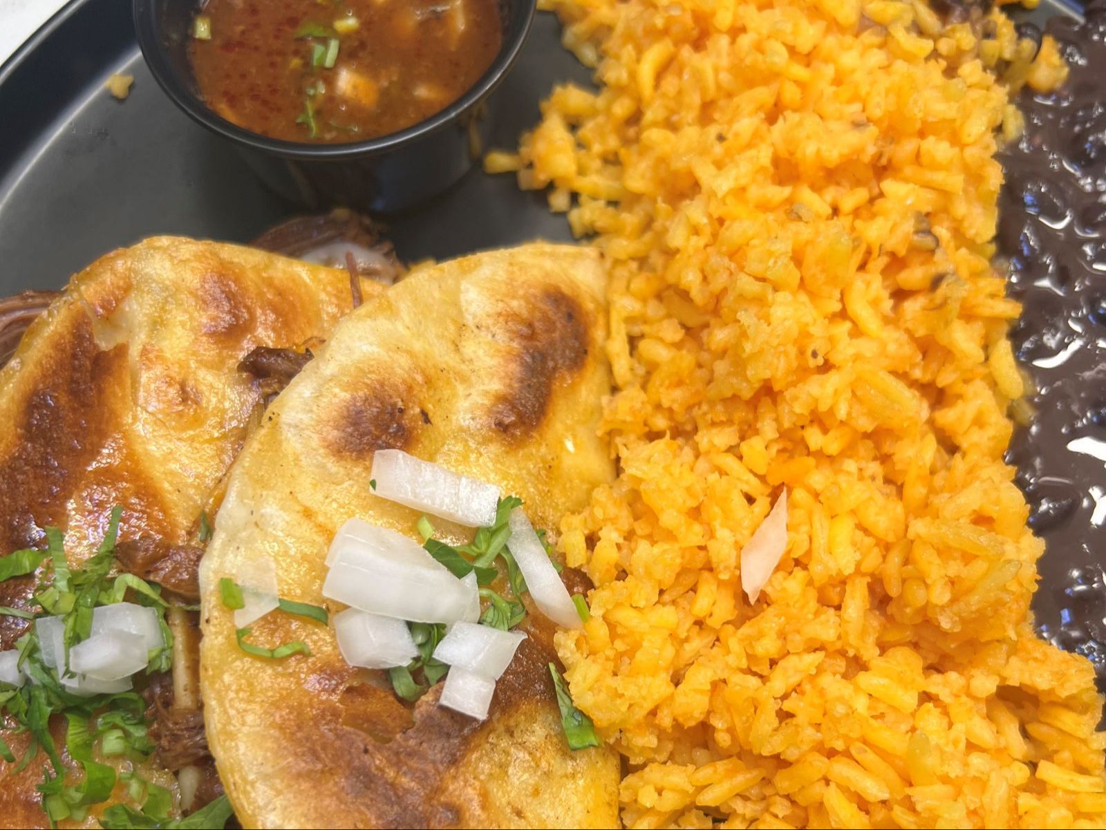 2 Birria Tacos Entree.