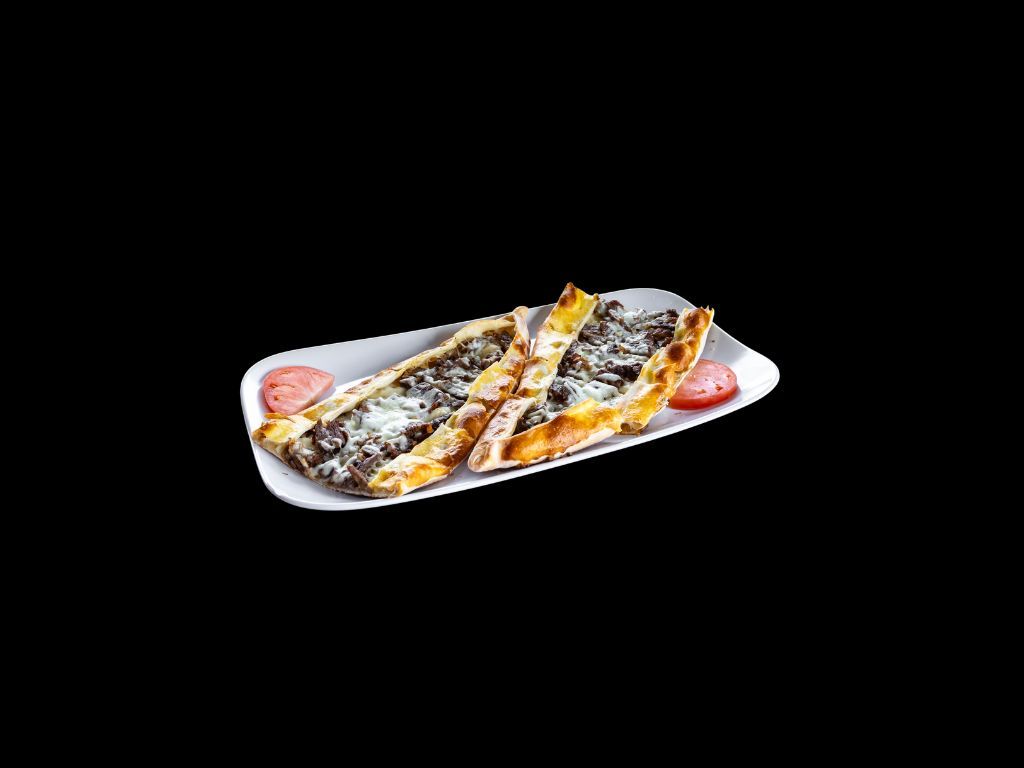 Kusbasi(chopped Beef) Cheese Pide.