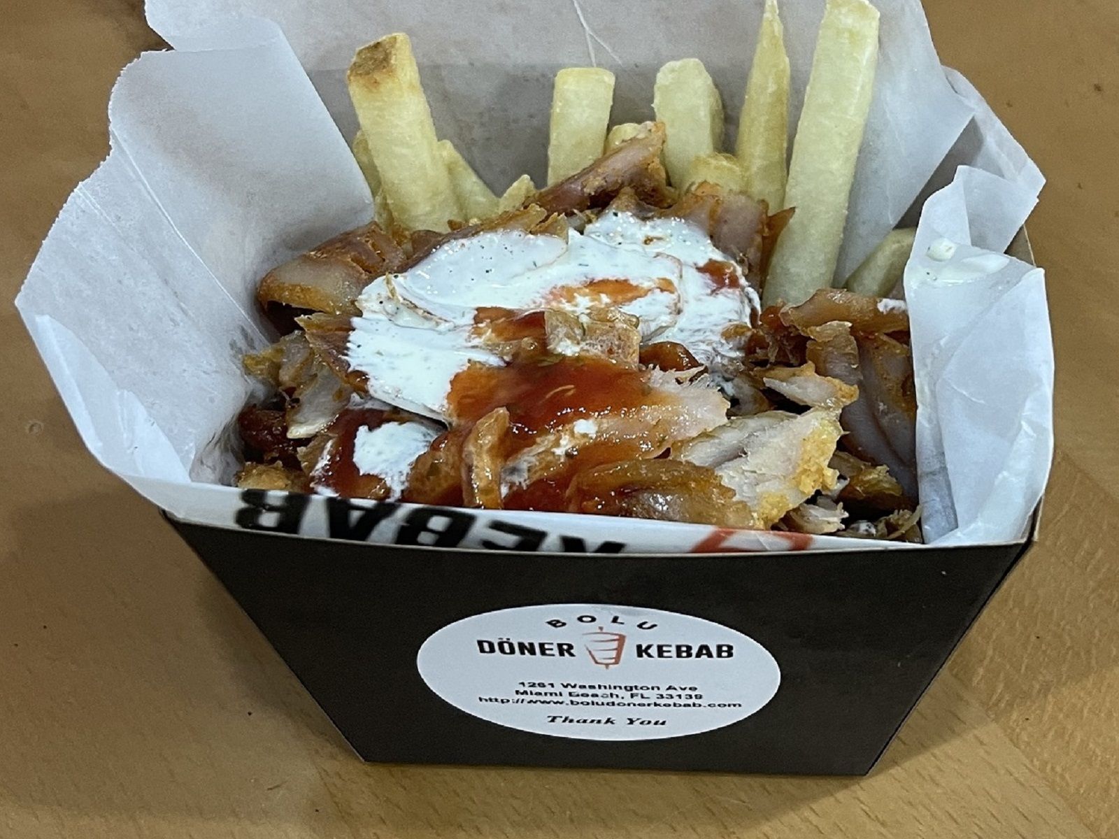 Box Doner Mixed & Fries.