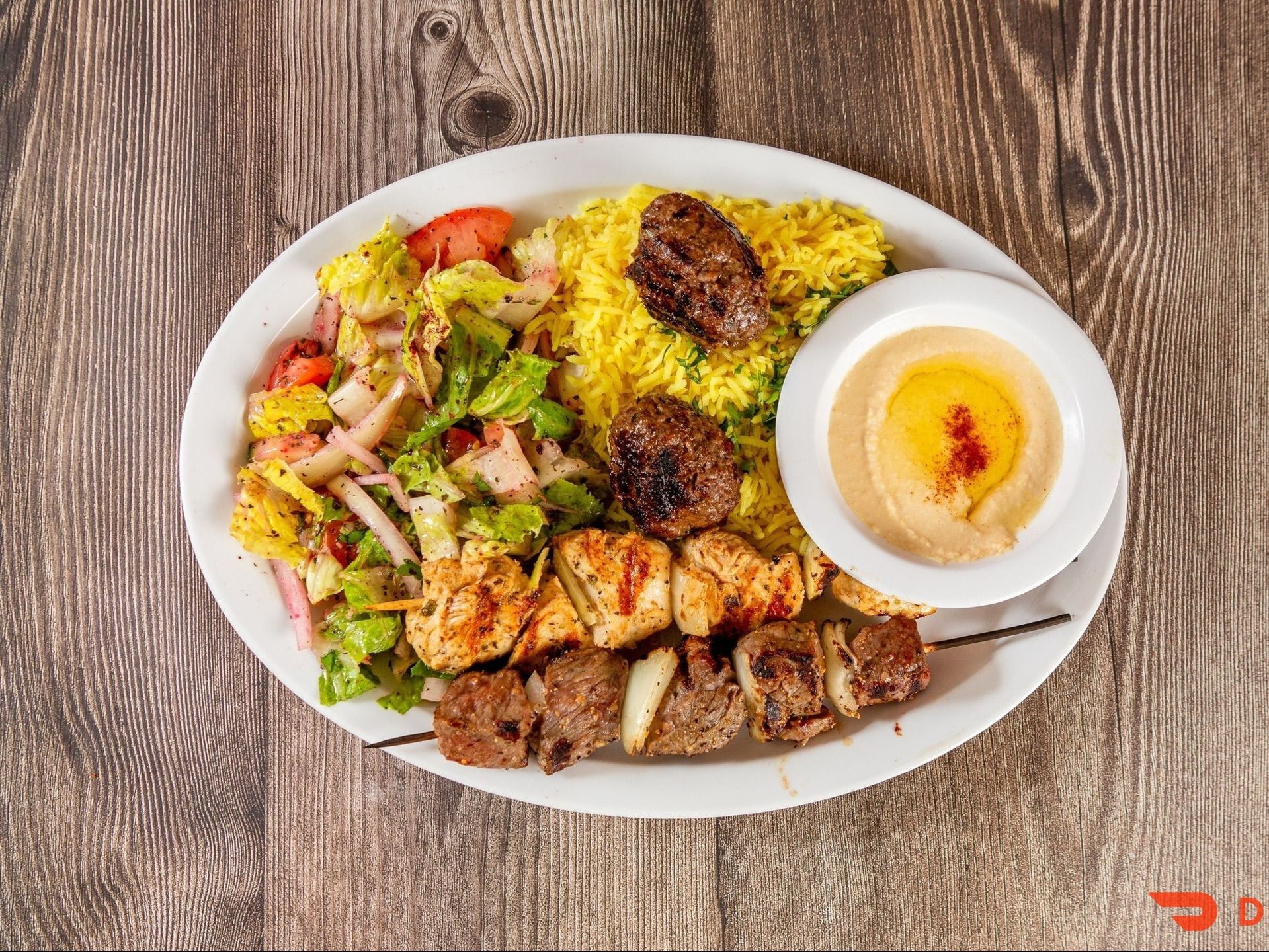 Mixed Kabab Plate.