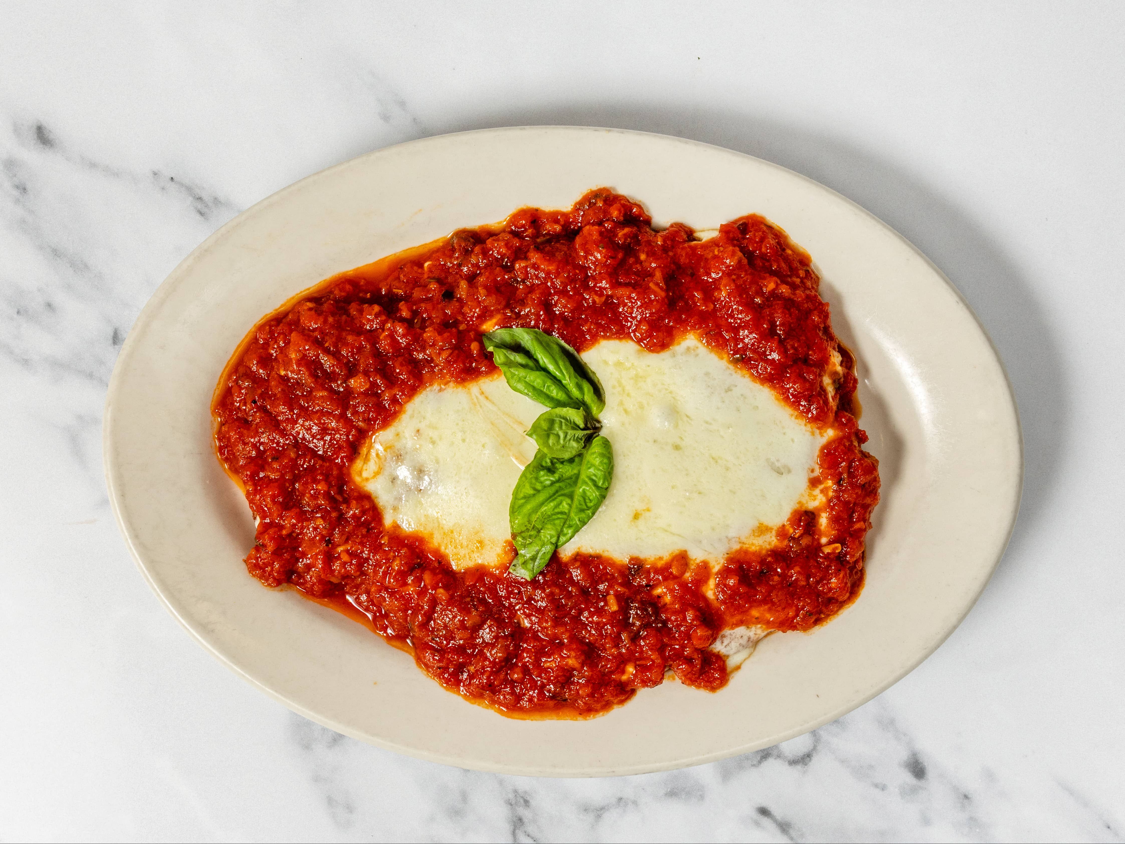 Chicken Parmigiana.