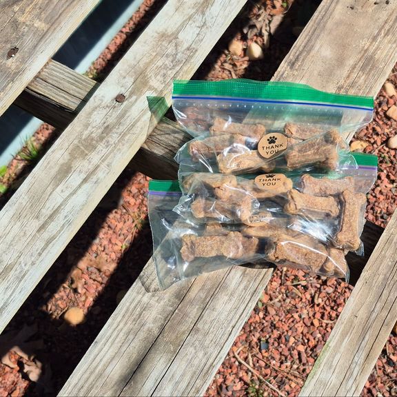 Russell's Peanut Butter Dog Treats