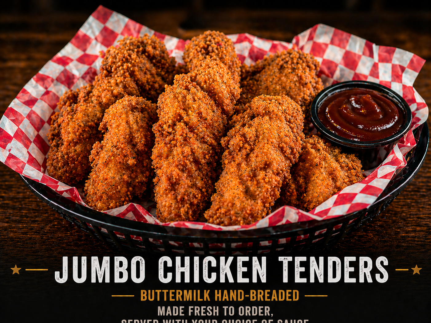 5 Piece Jumbo Chicken Tenders