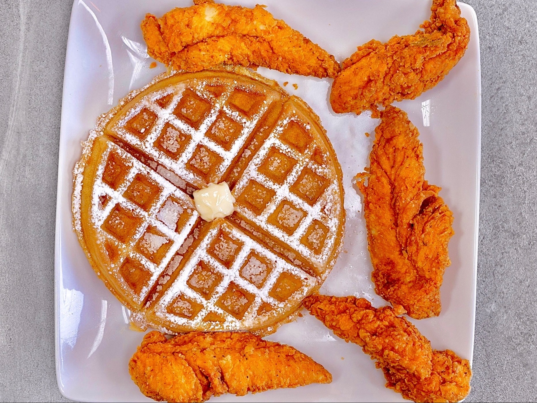 20 Tenders & 4 Waffles.