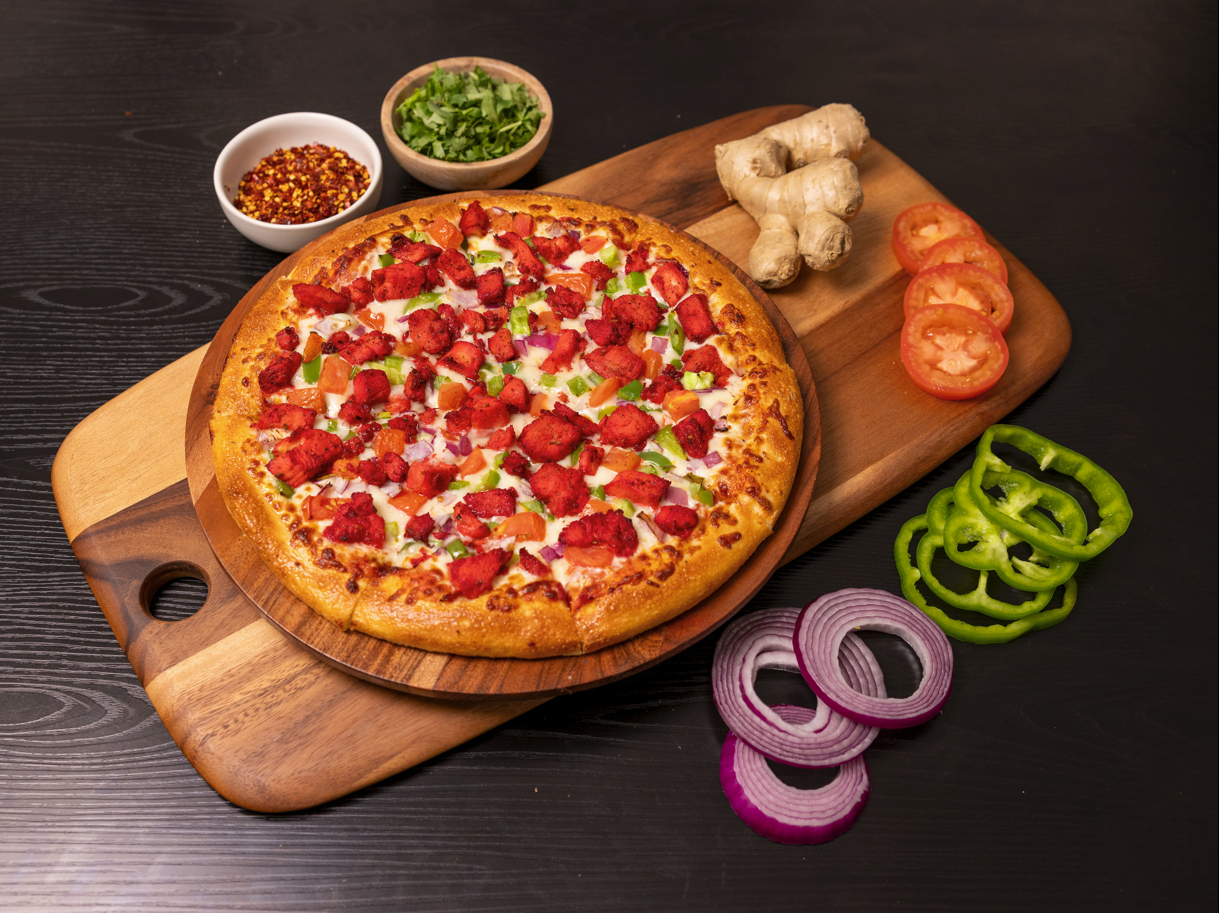 Tandoori Chicken Pizza.