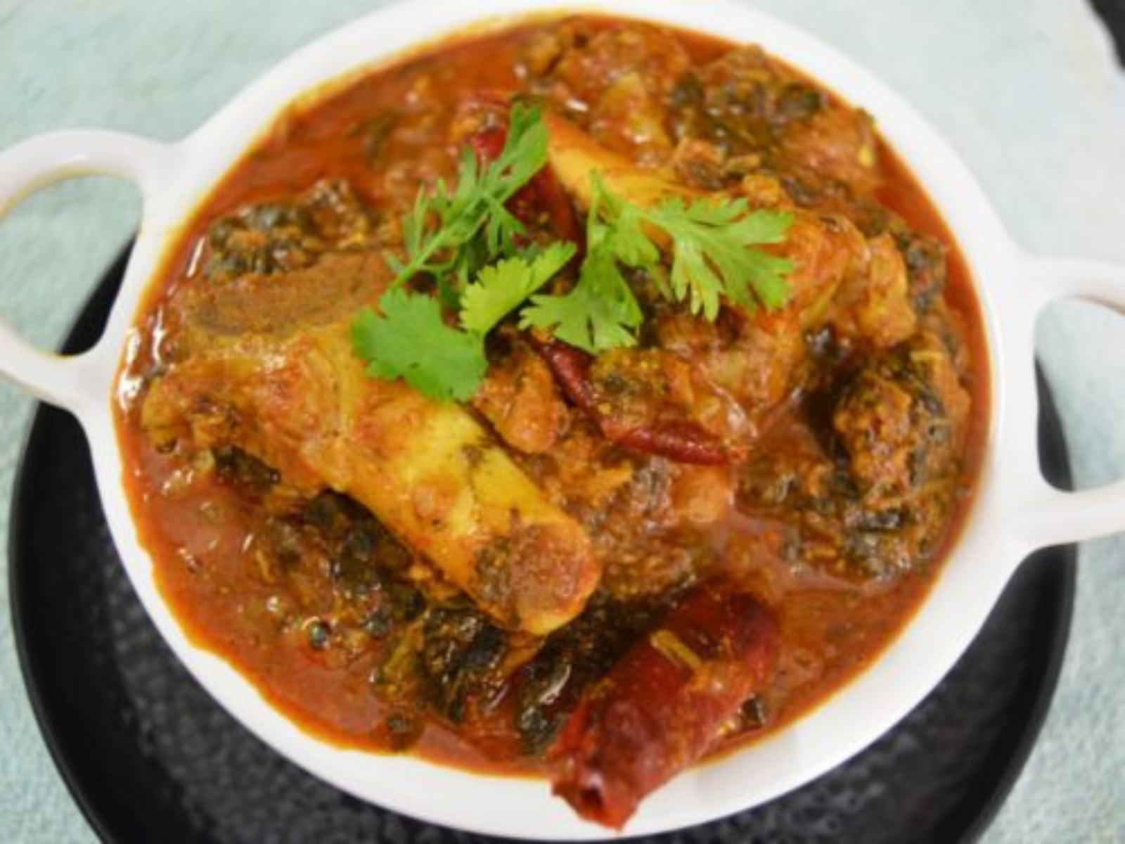 Gongura Mutton.