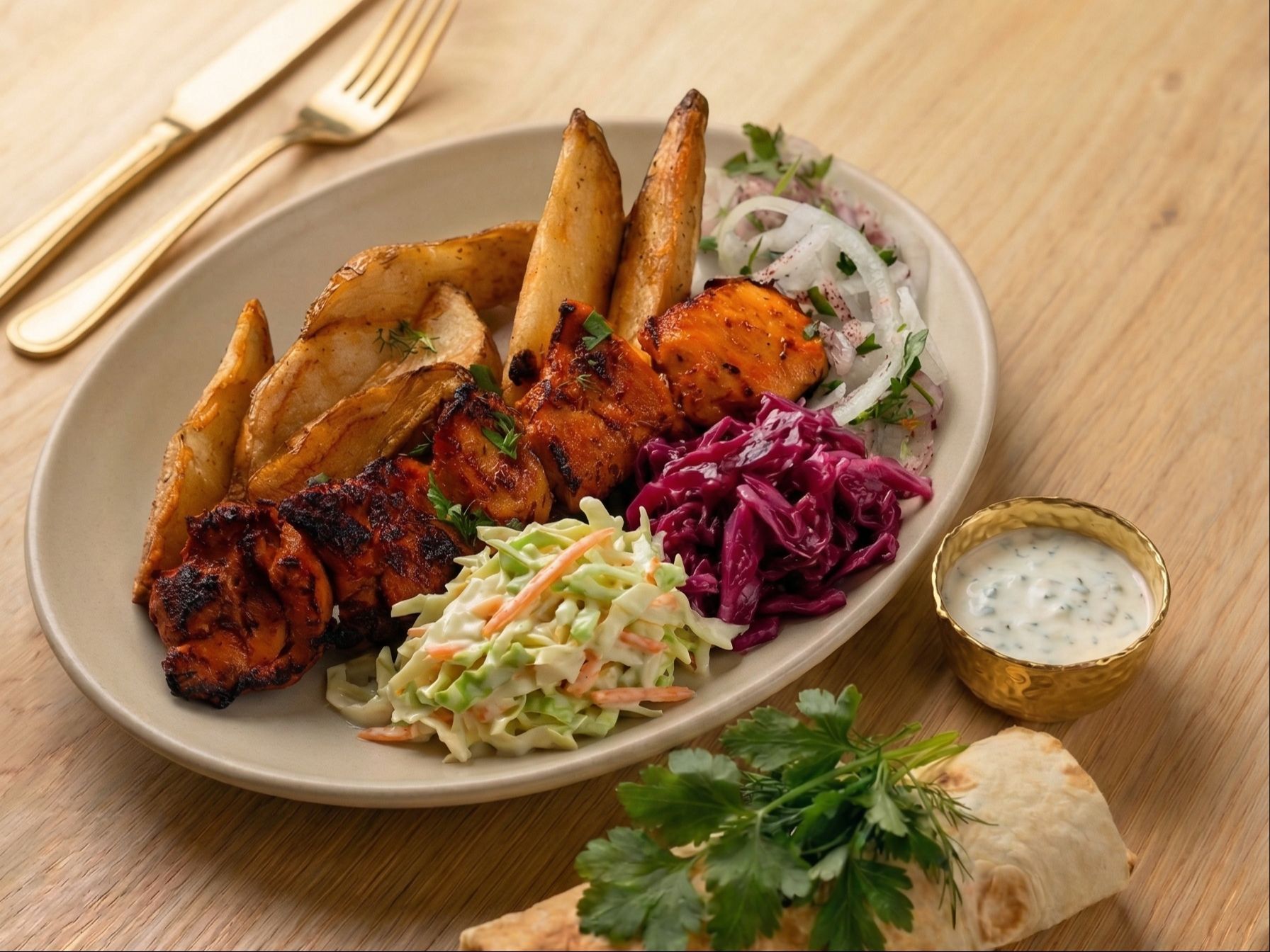 Chicken Thighs Kebab.