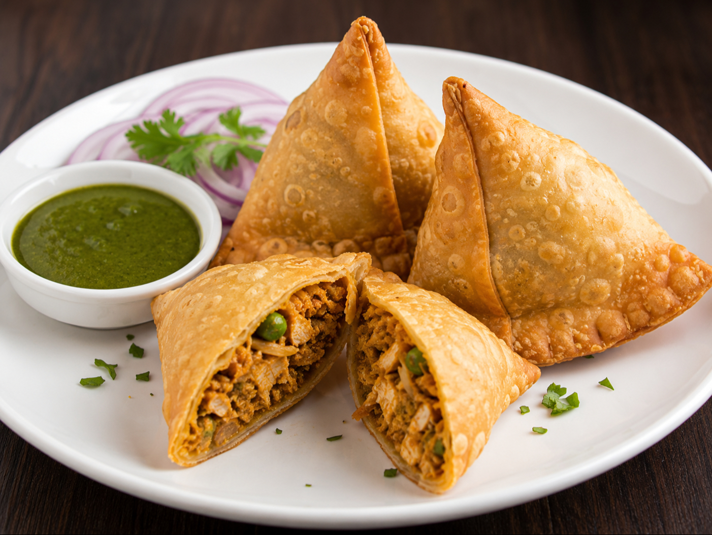 Chicken Samosa (2 pcs).