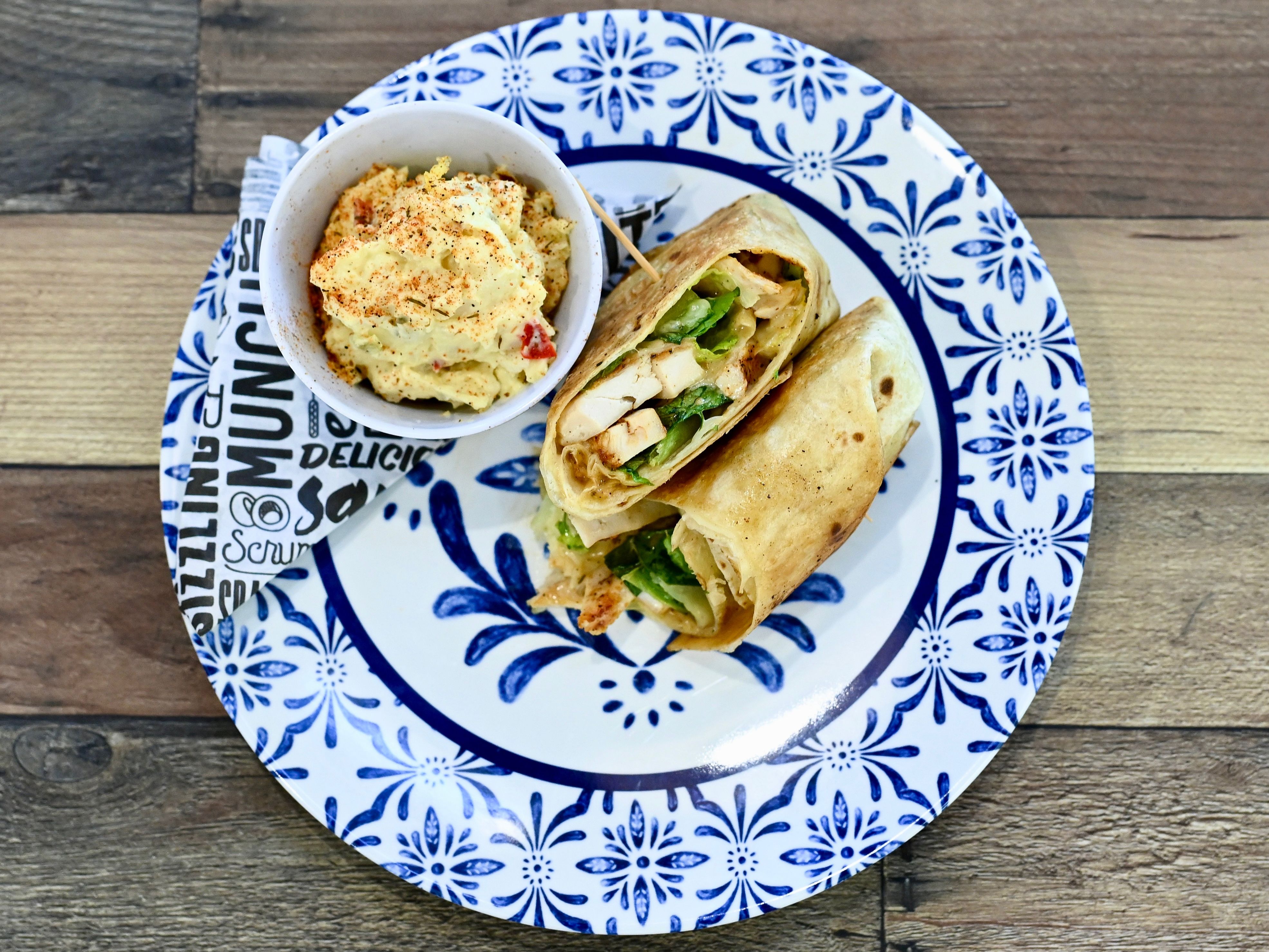 Chicken Caesar Wrap.
