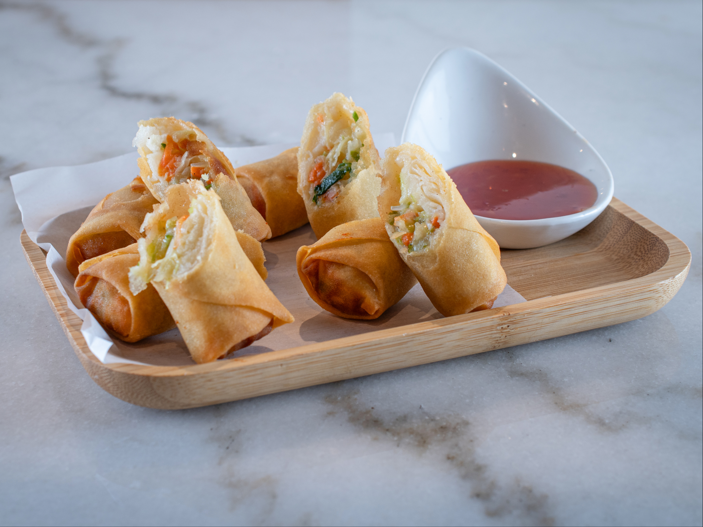 Veggie Spring Rolls.