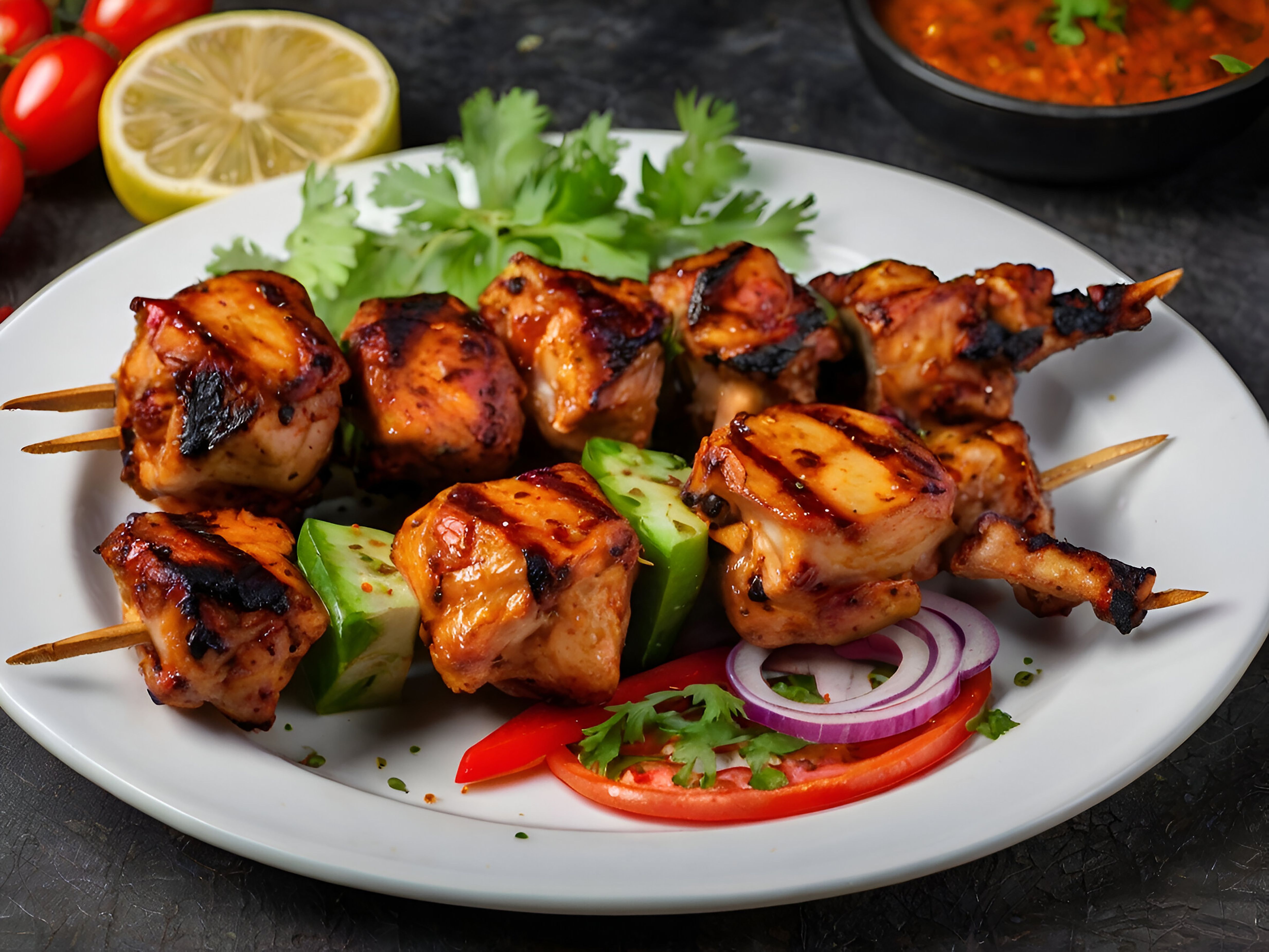 Saffron Chicken Kebab