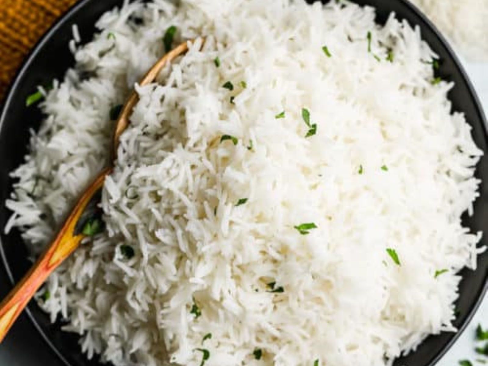 Basmati rice.
