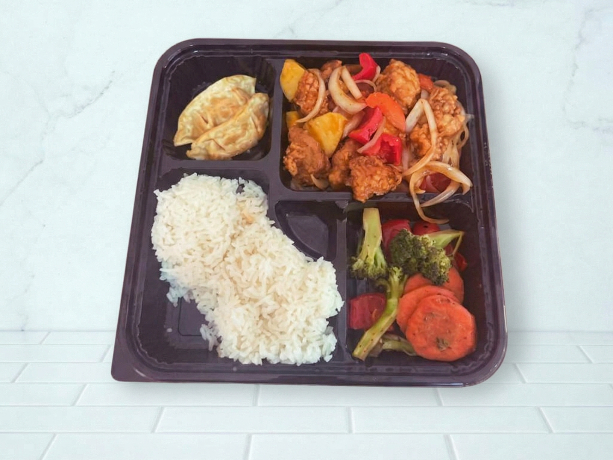 Sweet & Sour Chicken.