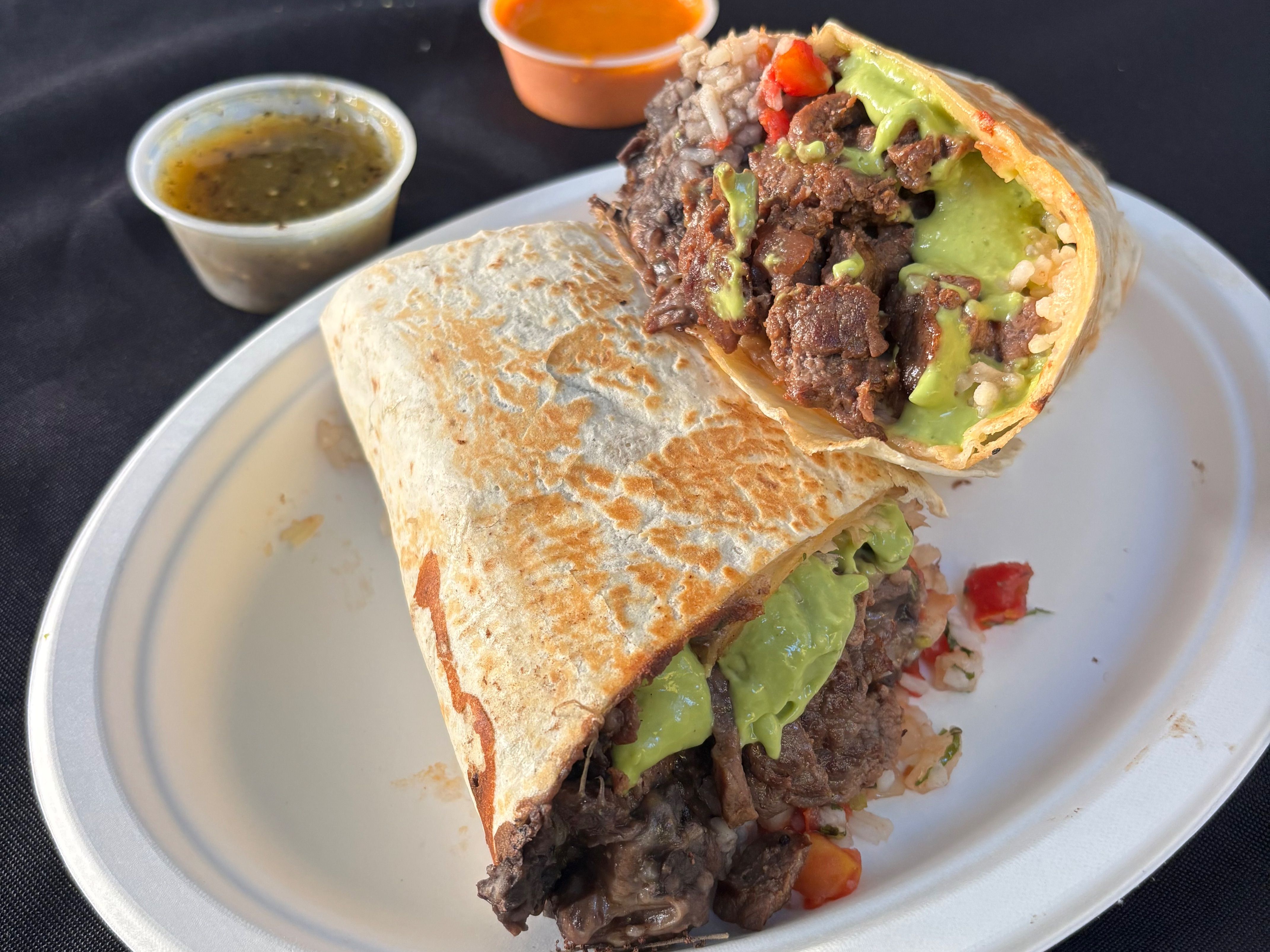 Carne Asada Burrito.