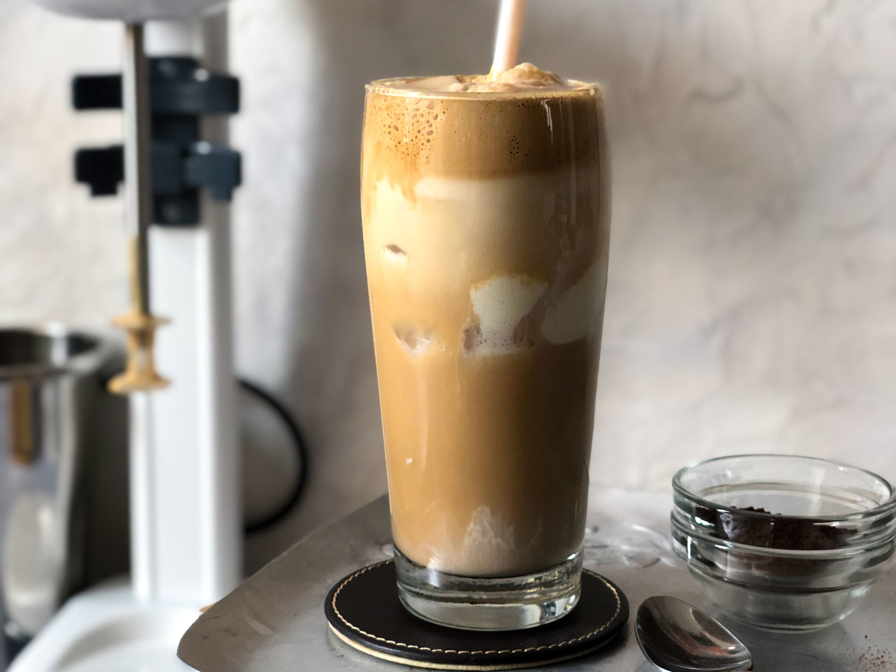 Frappe Greek Iced Coffee.