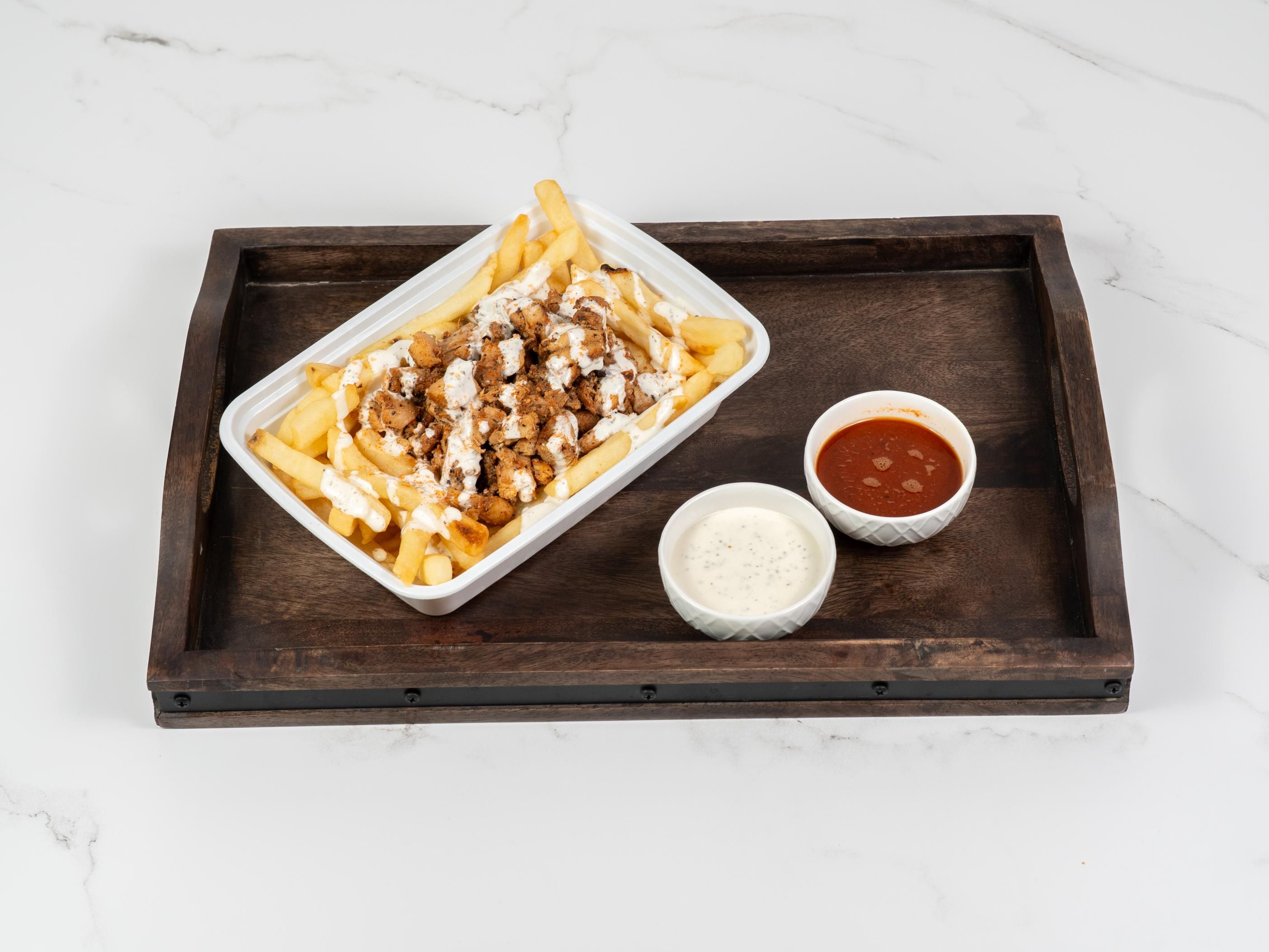 Chicken Loaded Fries - Small.