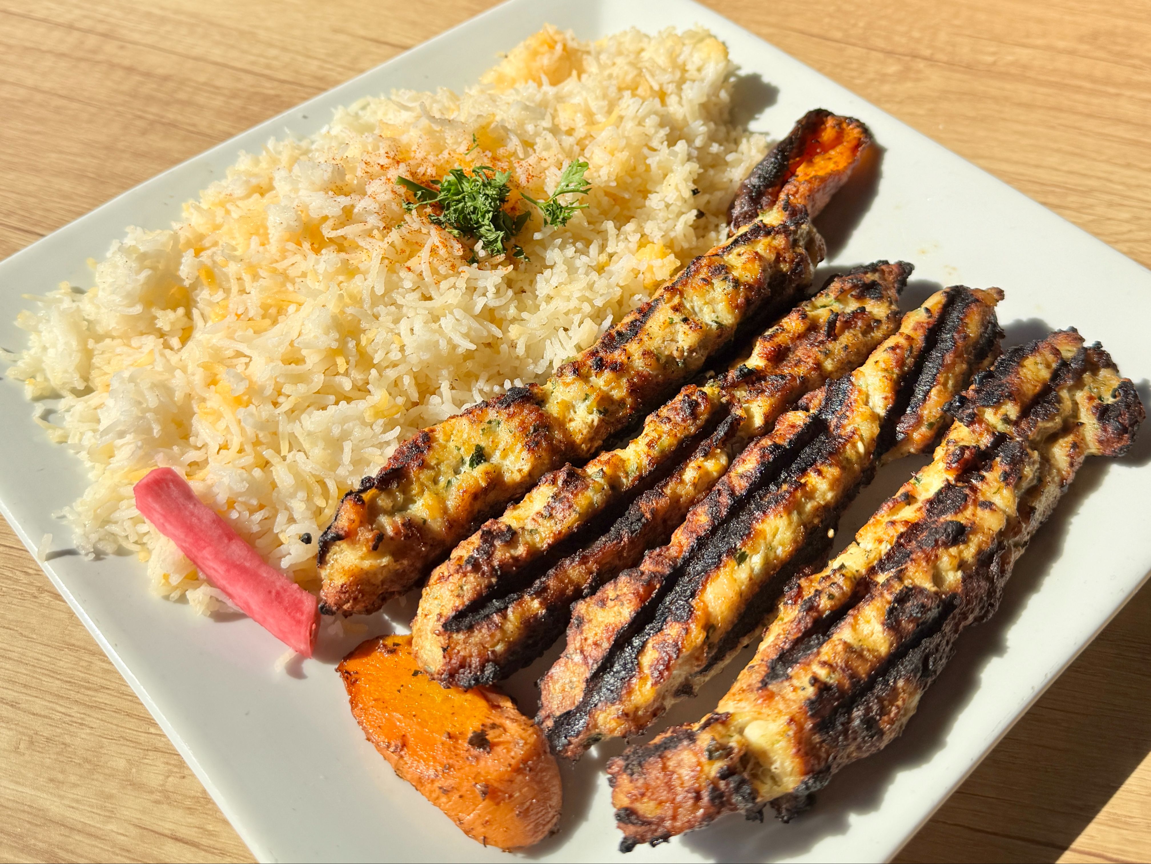Chicken Kafta Entree.