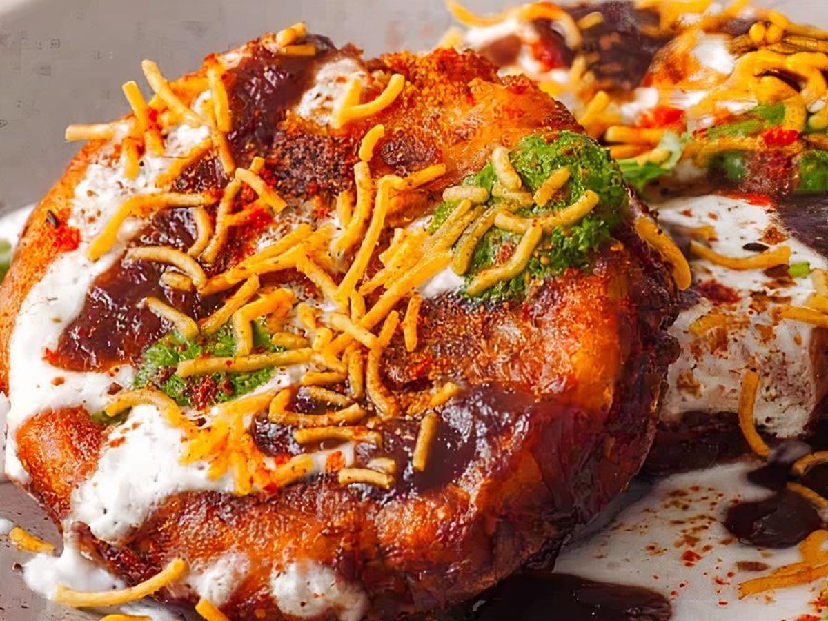 Aloo Tikki Chaat.