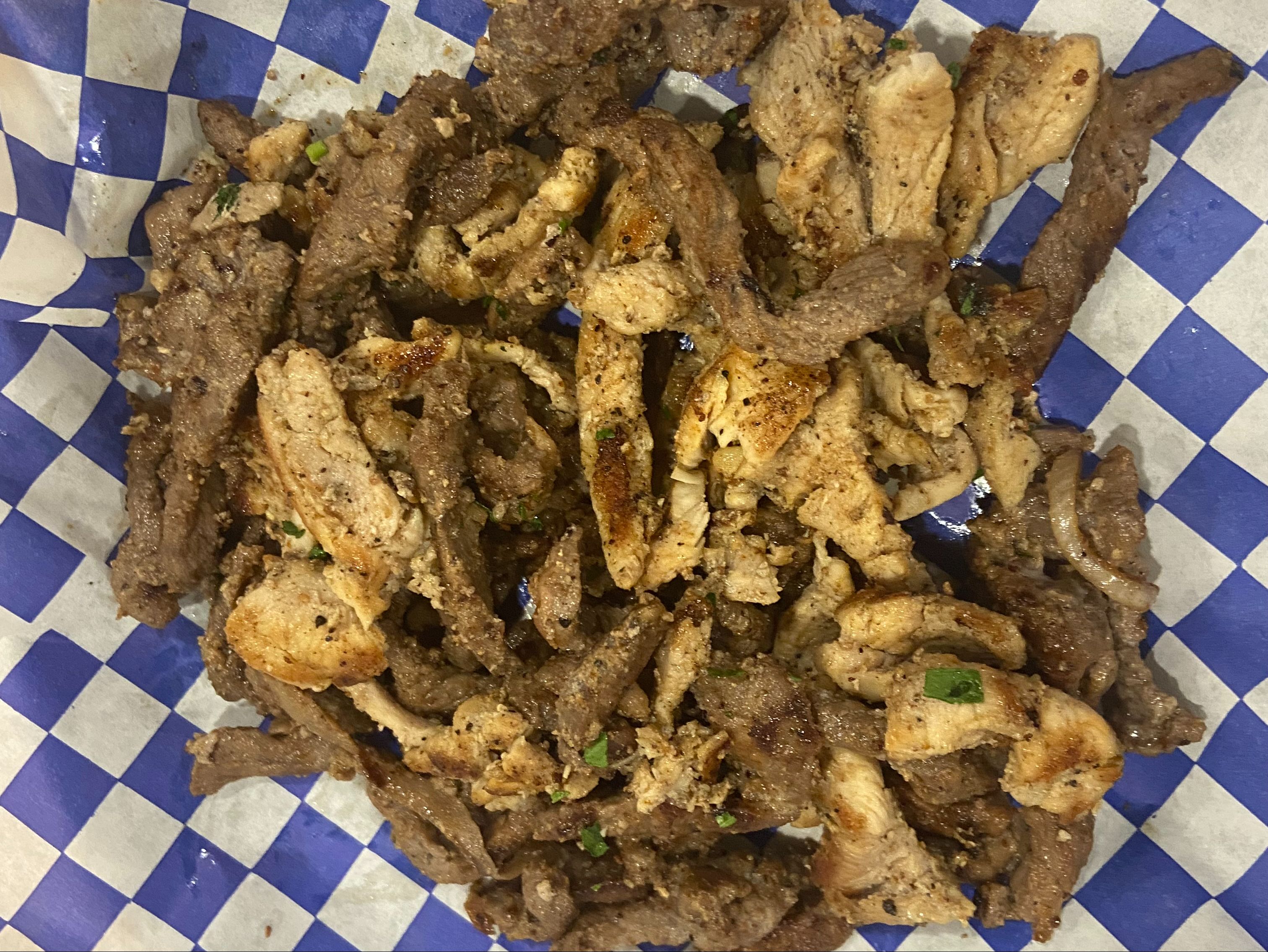 Mixed Shawarma Protein Only - Chicken & Steak.