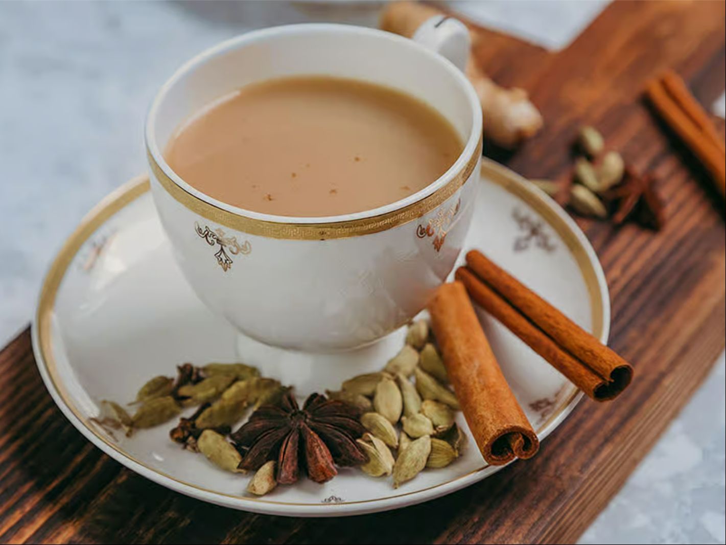 11. Indian Masala Hot Tea.