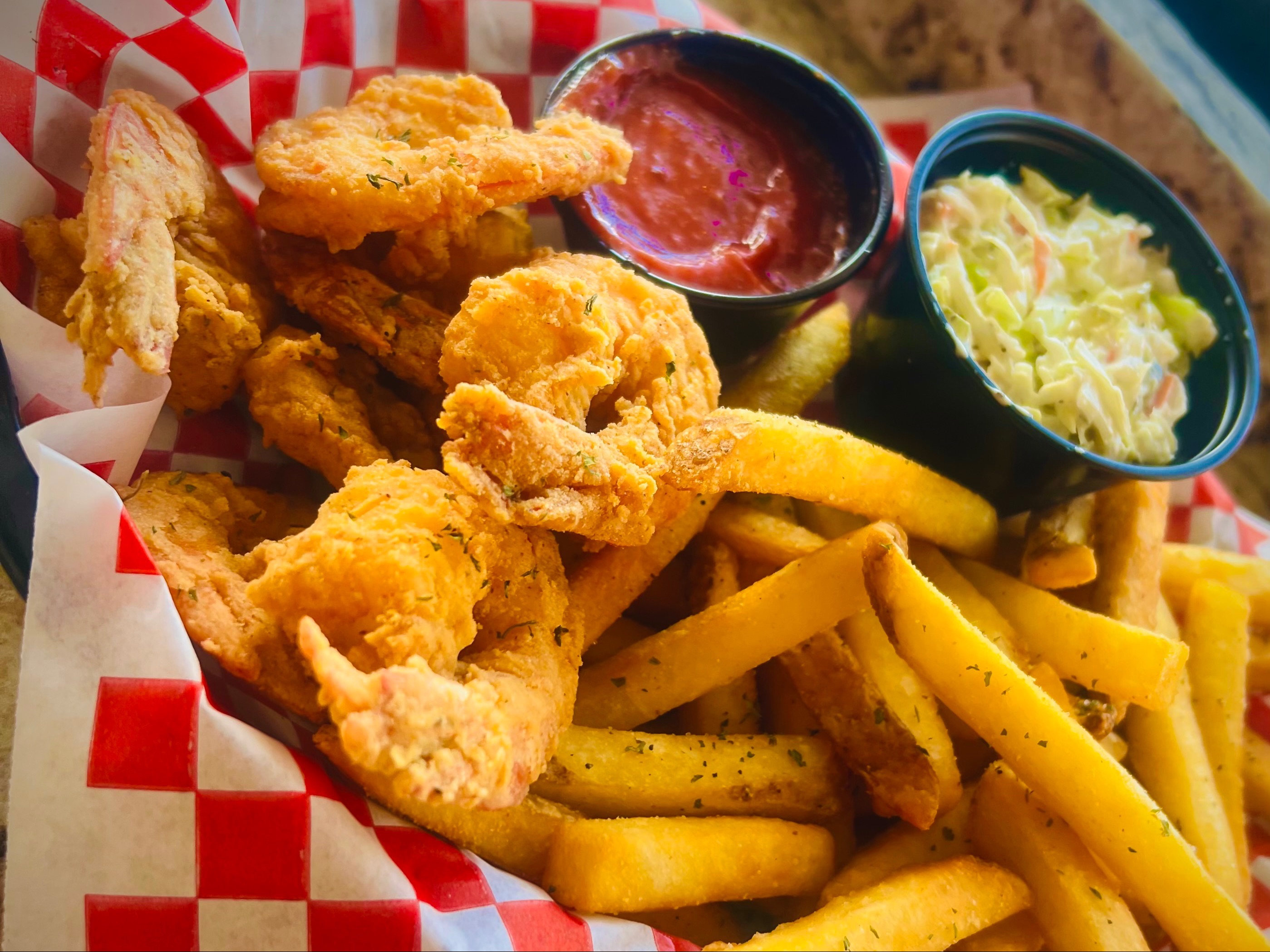 Shrimp Basket.