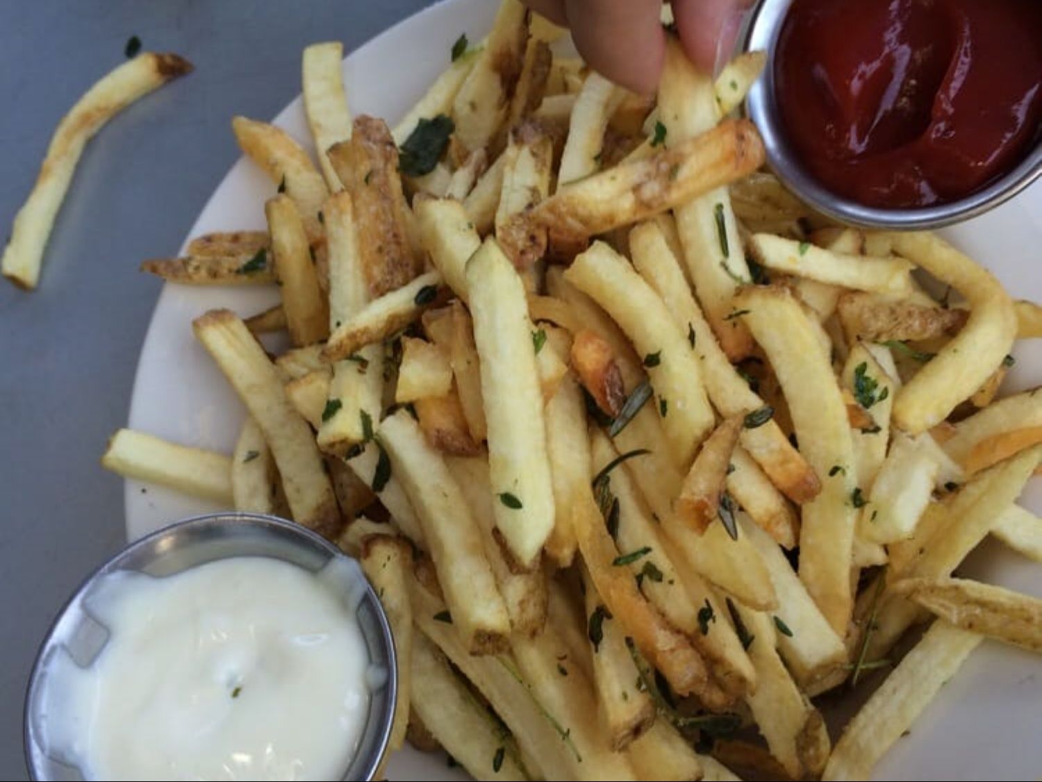 Truffled Hard Cut Fries.
