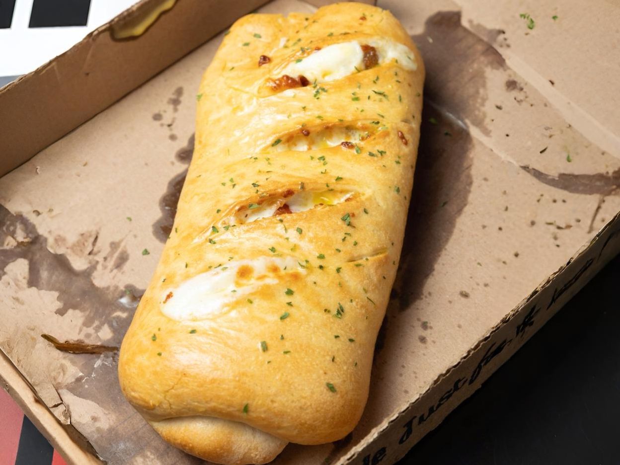Steak & Cheese Stromboli.