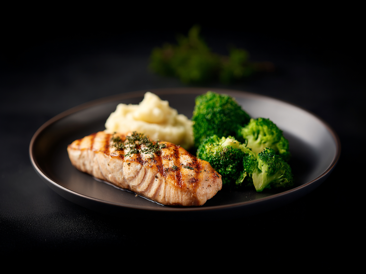 Kids Grilled Salmon.