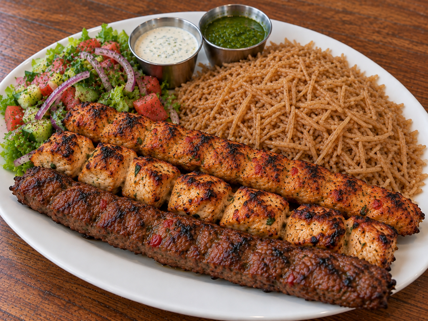 Maawa Trio Mixed Grill.