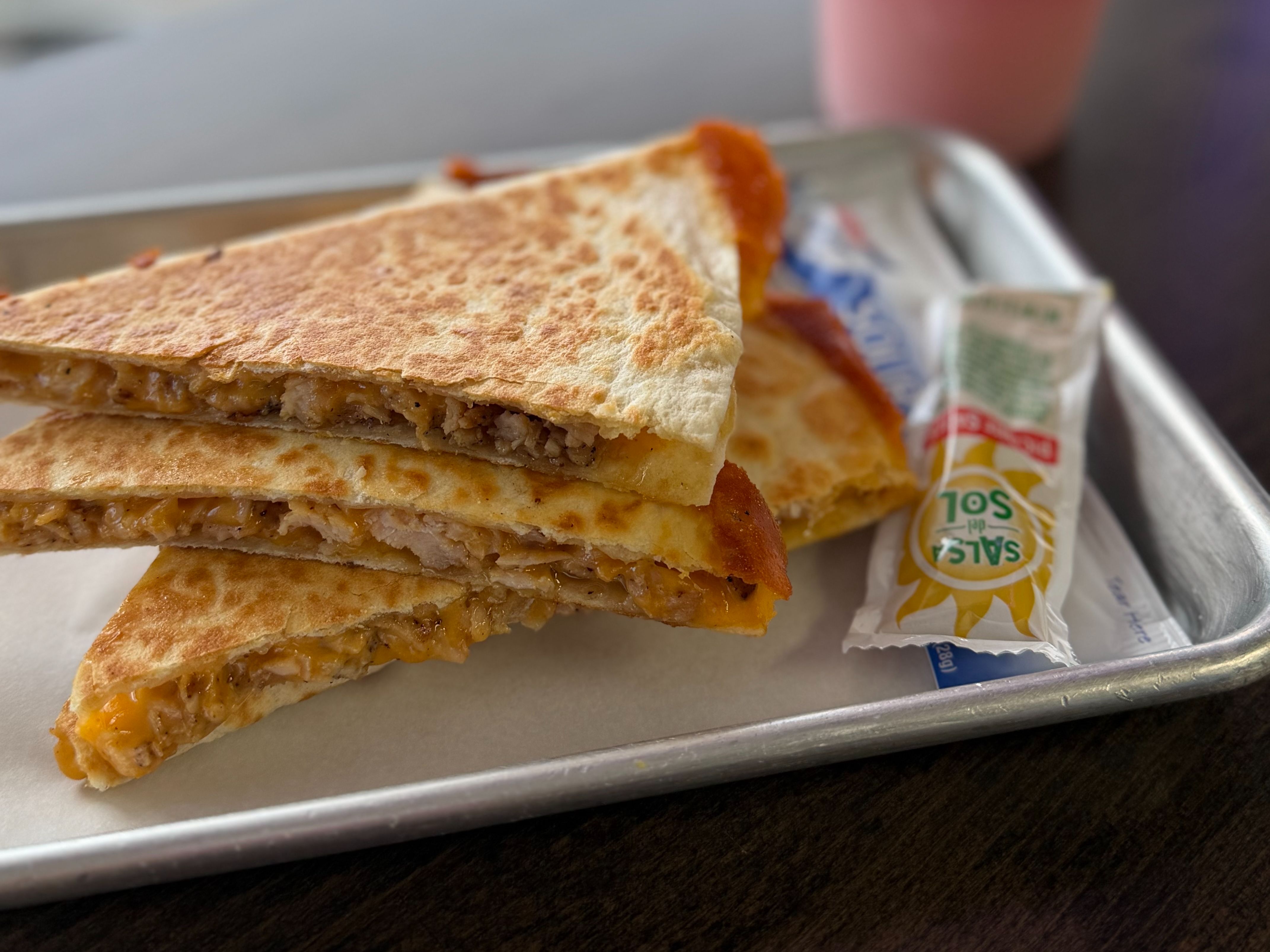 Chicken Quesadilla.