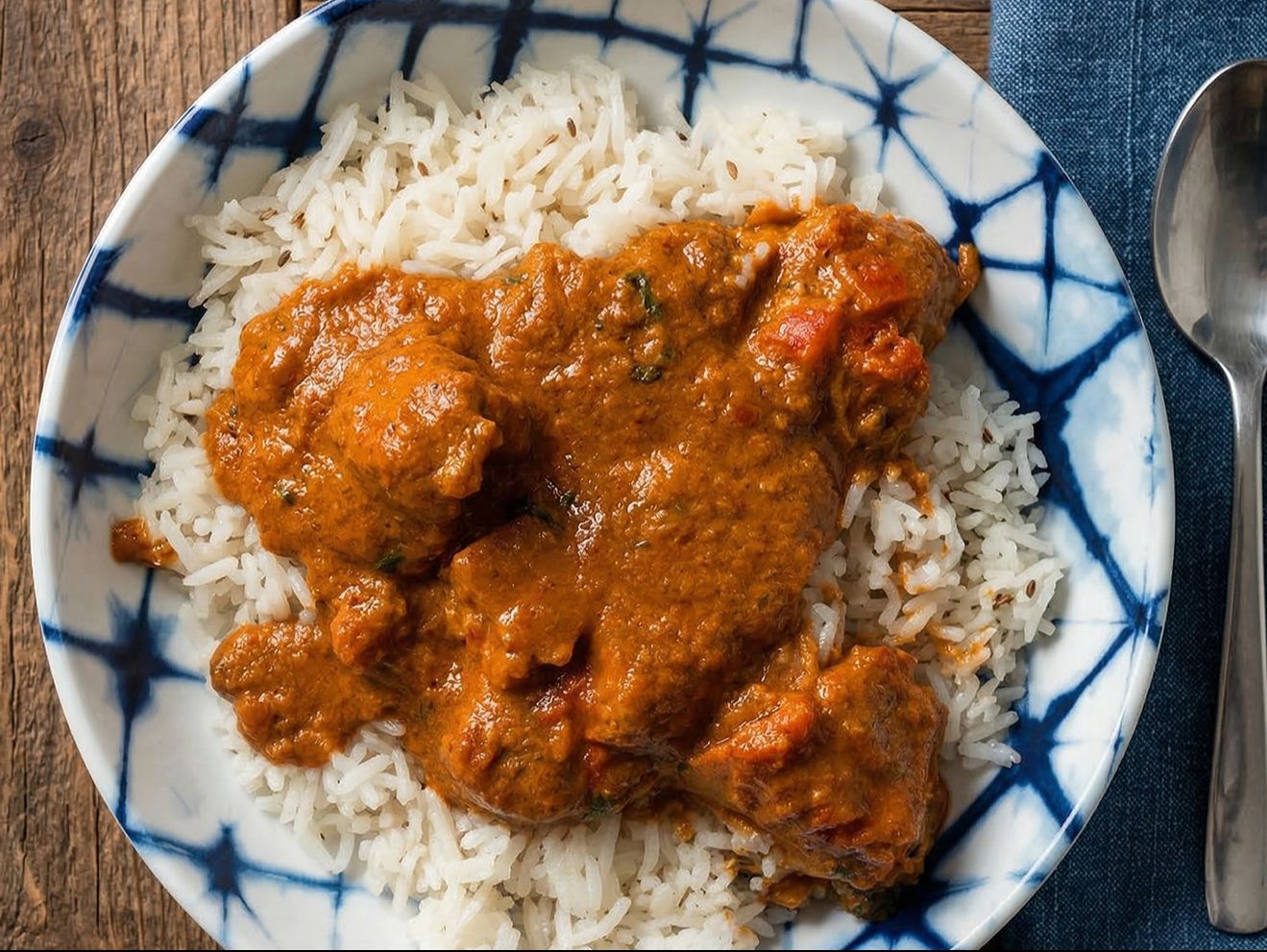 CHICKEN MAKHNI (BONELESS BUTTER CHICKEN)