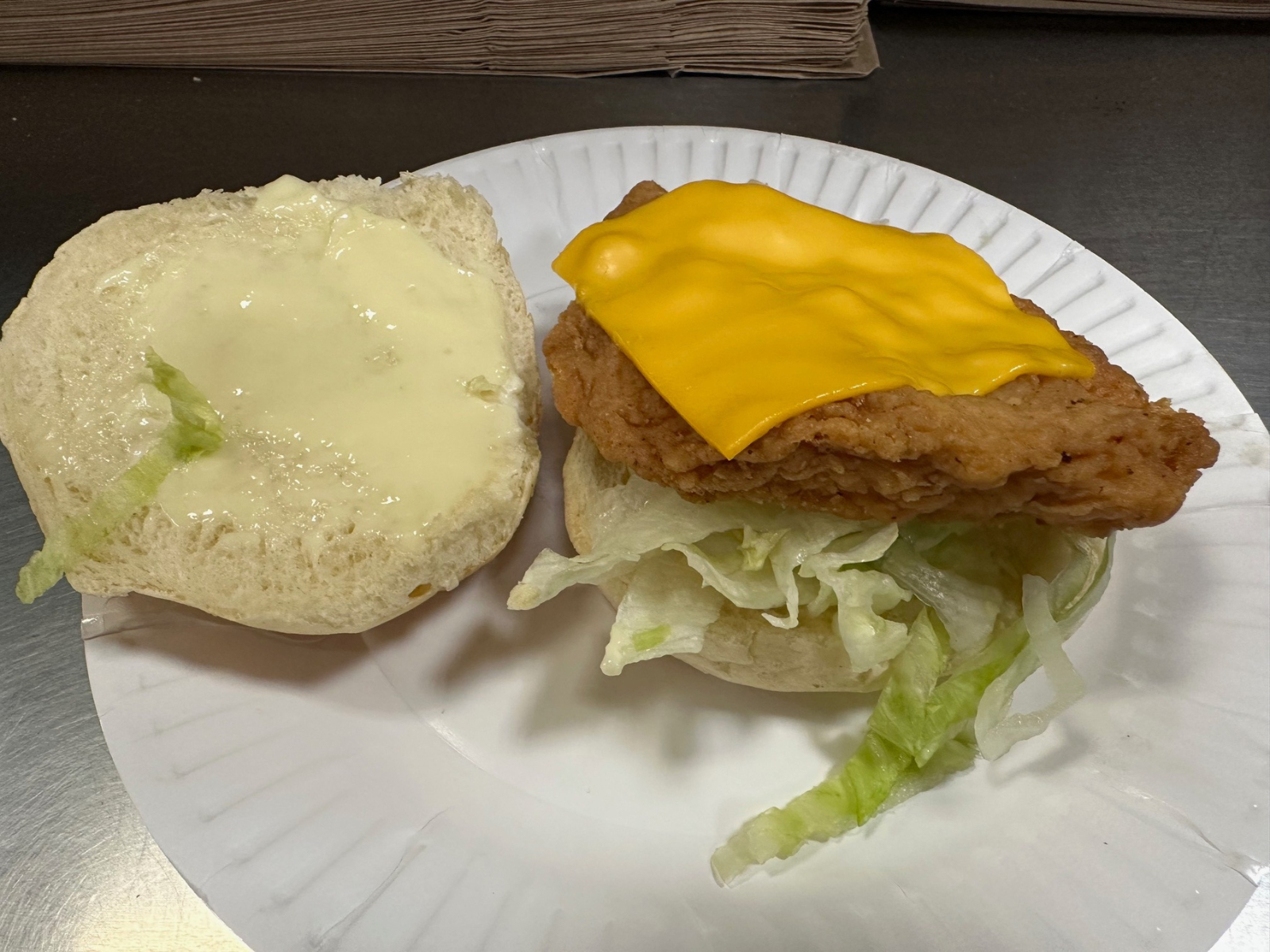 Fried Chicken Breast Sandwich (online)