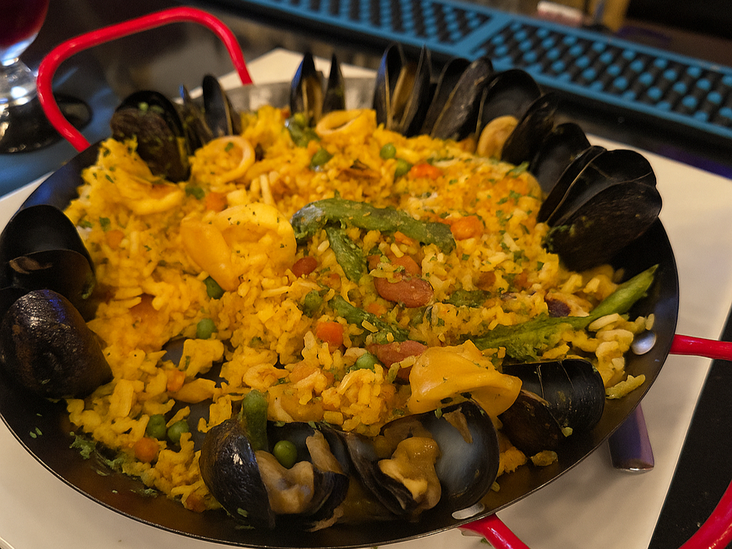Seafood Paella.