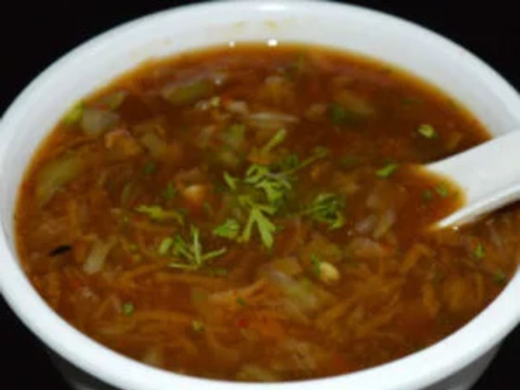 Hot And Sour (Veg) Soup.