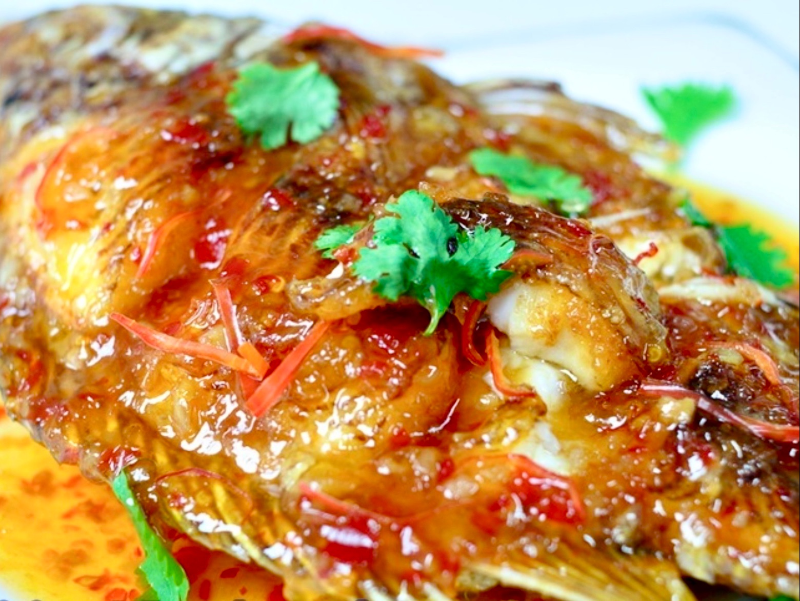 Sweet Chilli Whole Fish.