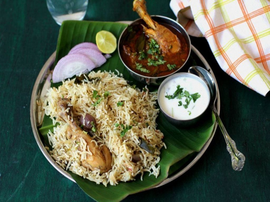 Rajugari Chicken Pulao.