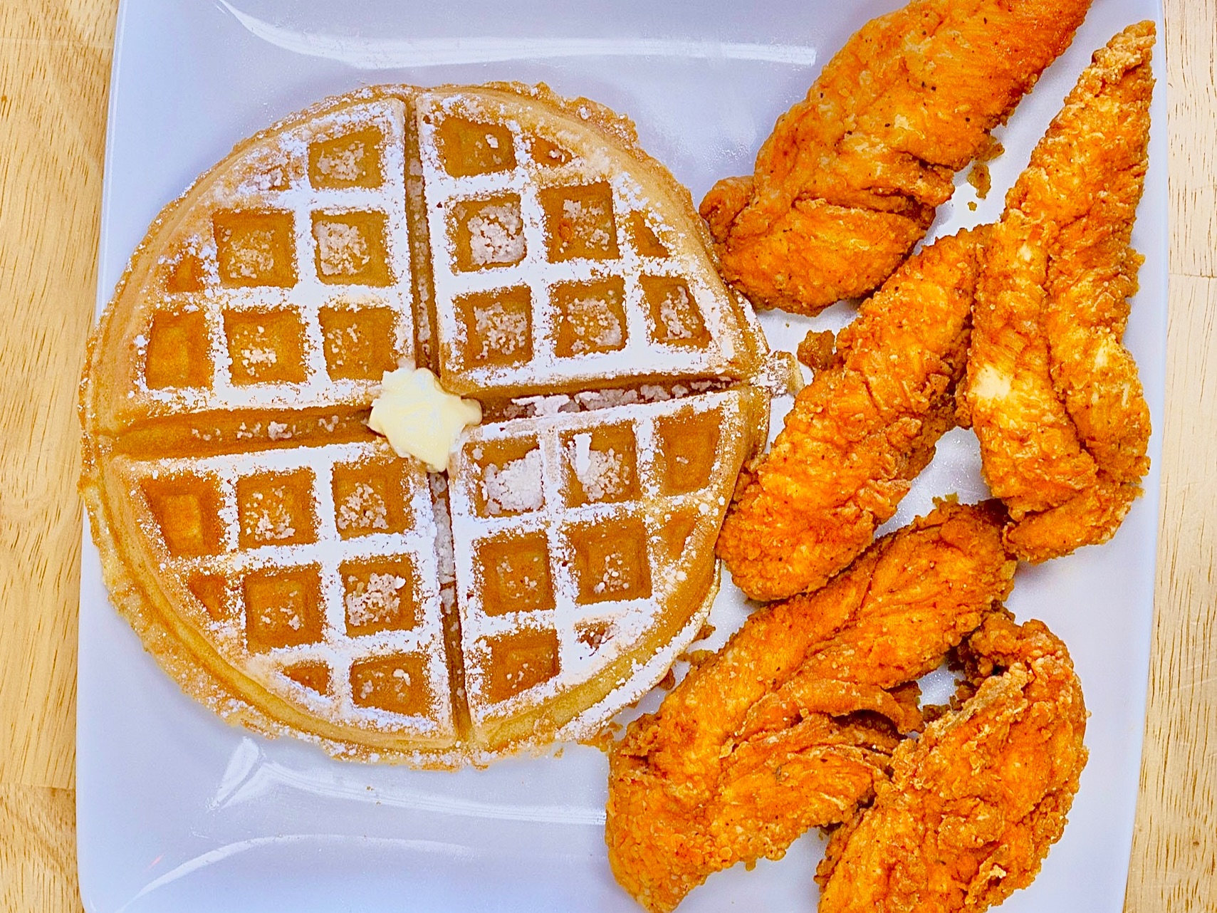 15 Tenders & 3 Waffles.