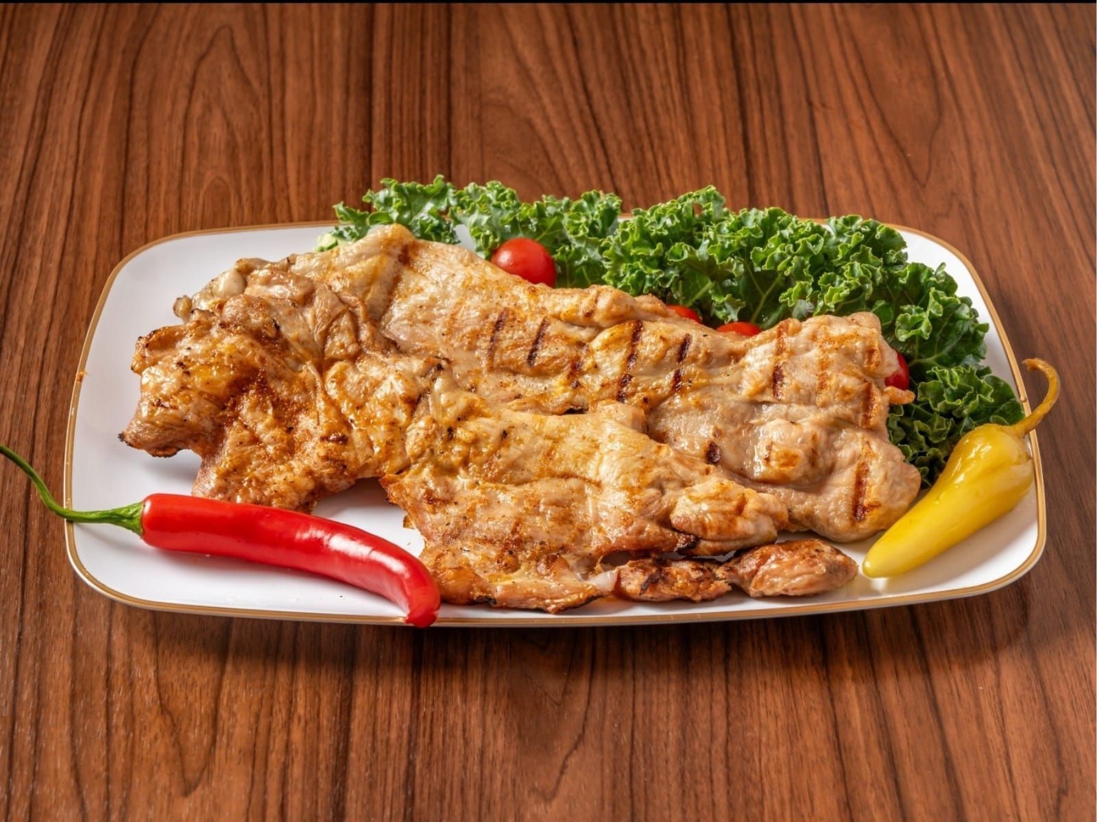 BABY CHICKEN STEAK PLATTER (2 PIECES)