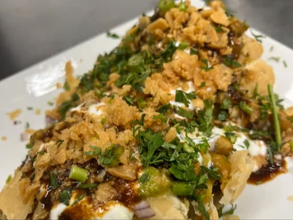 Samosa Chaat.