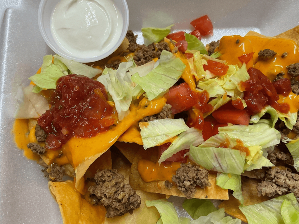 Beef Nachos.