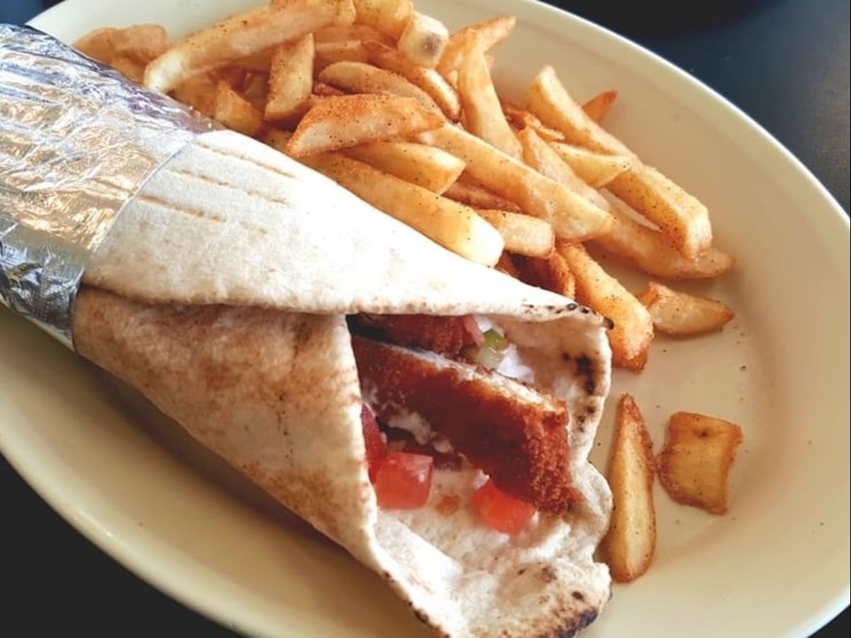 Crispy Chicken Wrap.
