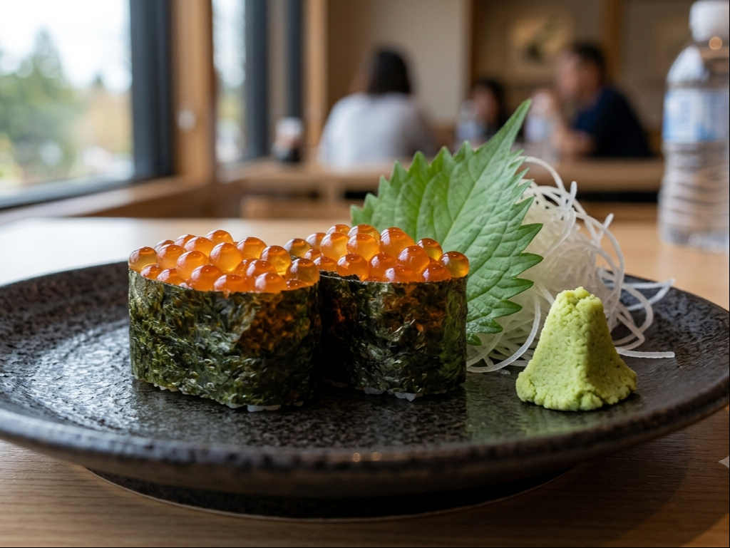 Ikura Sushi 2pc.