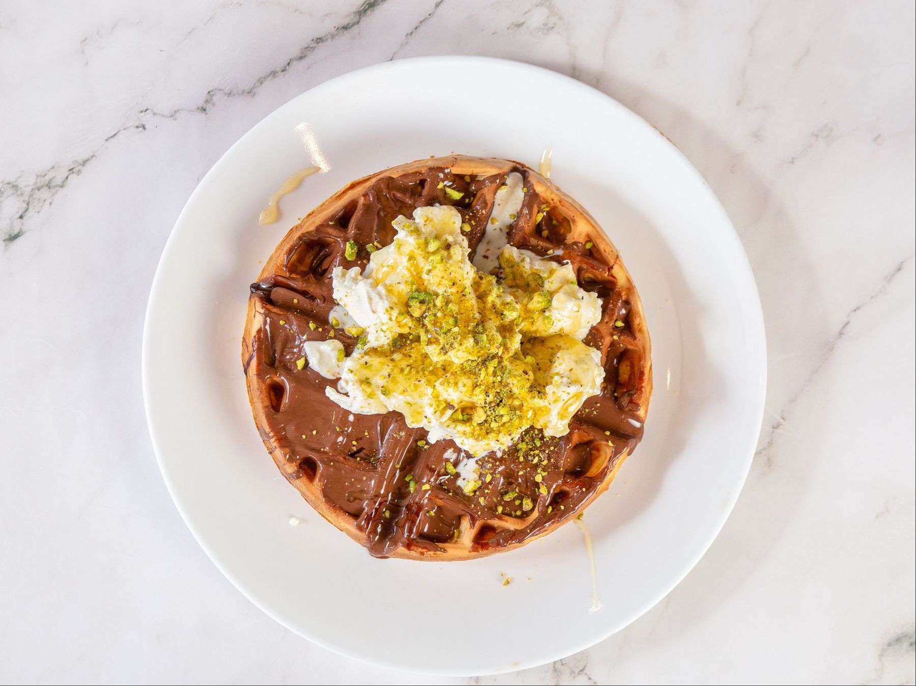 Belgium Waffle Cream / وافل بلجيكي بالكريمة.
