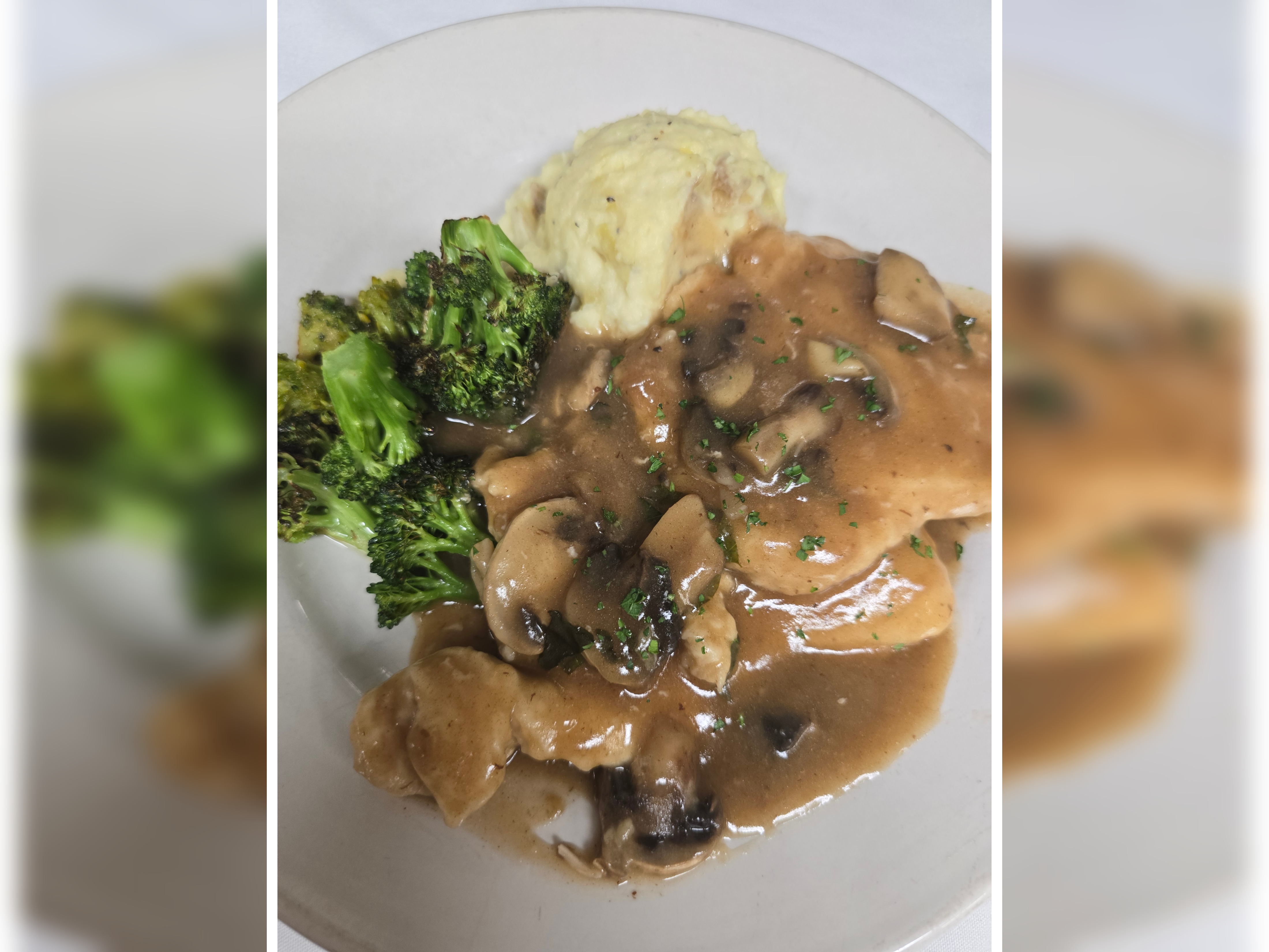 Chicken Marsala.