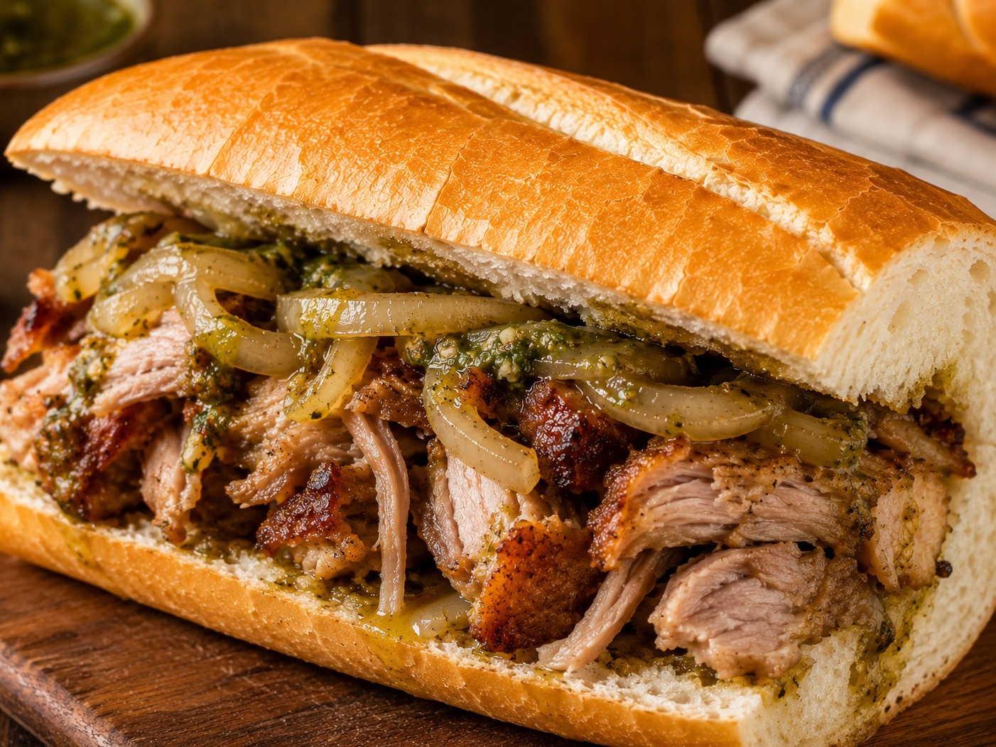Roast Pork Sand Large.