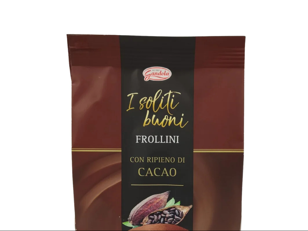 Gandola Dark Chocolate-Filled Shortbread Cookies.