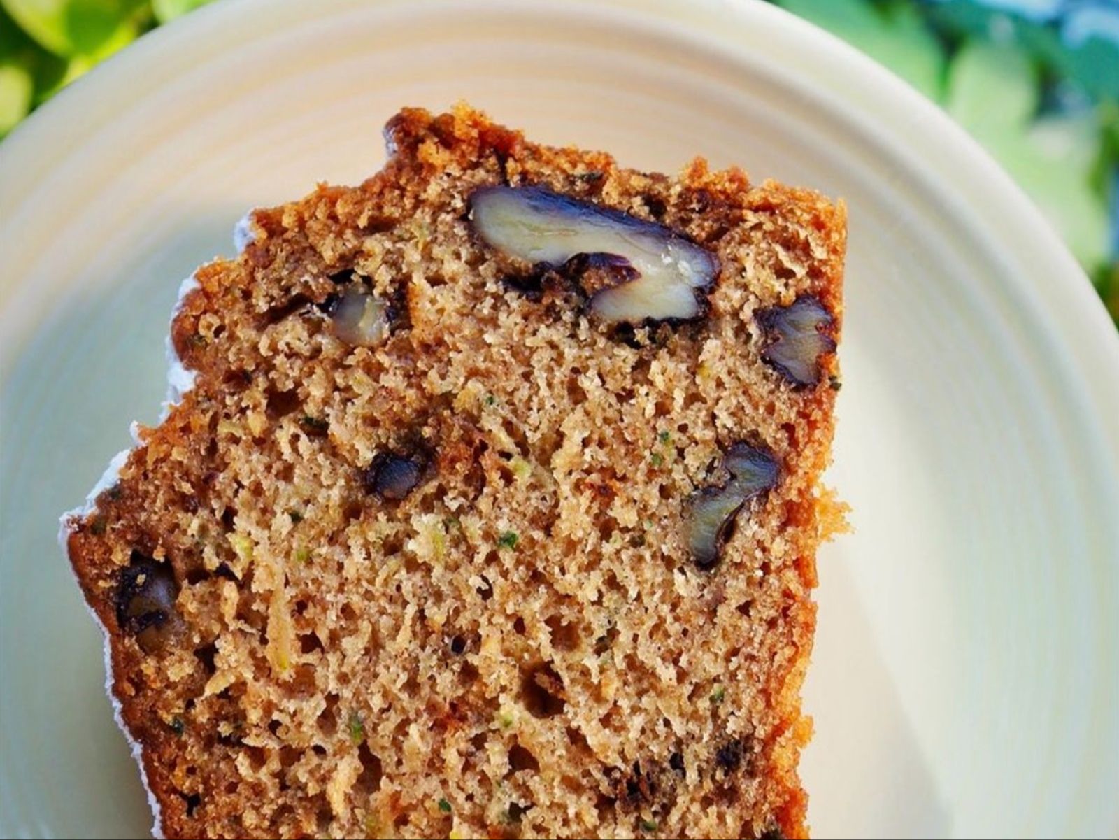 Zucchini Walnut Bread (Veg).